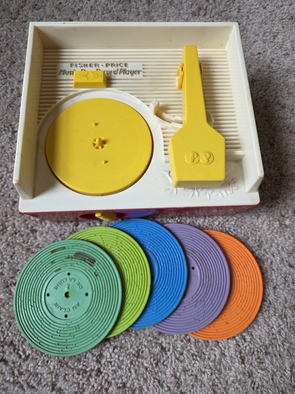 Vintage 1971 ORIGINAL FISHER PRICE MUSIC BOX